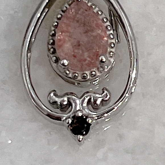 Cherry Tanzurine Brazilian Smoky Quartz Sterling Silver Drop Earrings - Picture 8 of 11